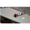 Image 2 : Traditional Barber Pole with Spiraling Red, White, and Blue Stripes and Rounded Ends home made