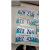 Image 2 : Collection of Manitoba License Plates Including Modern "Friendly Manitoba" and Vintage 1956-1970