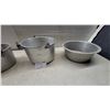 Image 4 : Vintage Aluminum Kitchenware: Coffee Percolator, Utility Pails with Bail Handles