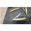 Image 4 : Collection of 6 Antique Straight Razors Including W. H. Morley and Sons