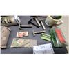 Image 6 : Vintage Shaving Lot: Valet AutoStrop Safety Razor, Spartan Hair Clippers, Brushes, Palmolive and Mo