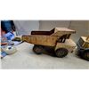 Image 2 : Vintage Tonka Mighty Series Dump Truck, Turbo-Diesel Cement Mixer, and Road Grader
