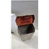 Image 6 : Vintage Riley's Coffee Metal Tin and Metal vintage pie safe 18"×12"×10"