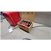 Image 2 : Coca-Cola Retro Thermoelectric Mini Fridge and Wooden Crate Radio with Bottles