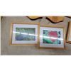 Image 3 : Framed Floral and Garden Photographs and Wooden Wall Plaques With Painted Floral Designs