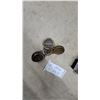 Image 5 : Three Vintage Slaymaker Brass Disc Padlocks and Additional Steel Shackle Padlock