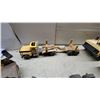 Image 4 : Vintage Tonka Metal Construction Toy Vehicles Including Dump Truck, Forklift, Loader