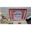 Image 2 : Budweiser “King of Beers” Red and White Metal Serving Tray