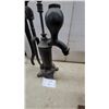 Image 3 : Vintage Cast Iron Hand Water Well Pump with Curved Handle and Threaded Spout