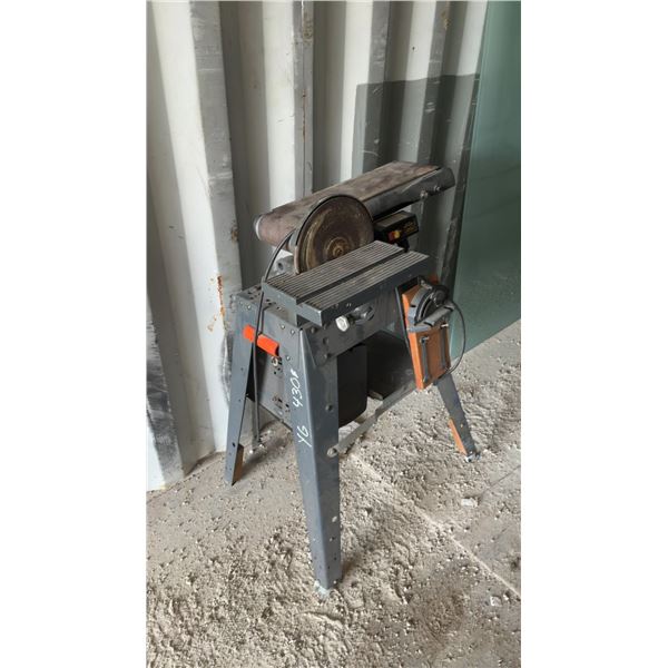 Sears Craftsman LR16012 Belt and Disc Sander with Stand