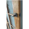 Image 10 : Three Wood and Glass Doors: 10-Panel Wood and Frosted Glass Door 80 × 24, 15-Panel Wood and Clear