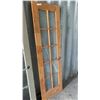 Image 7 : Three Wood and Glass Doors: 10-Panel Wood and Frosted Glass Door 80 × 24, 15-Panel Wood and Clear