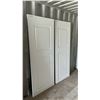 Image 1 : Two White Two-Panel Interior Doors, 80 × 30