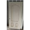 Image 4 : Two Interior Doors: 6-Panel 80 × 30 and Arched 2-Panel 79 × 36, Pre-Drilled for Hardware