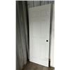 Image 5 : Two Interior Doors: 6-Panel 80 × 30 and Arched 2-Panel 79 × 36, Pre-Drilled for Hardware