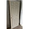 Image 7 : Two Interior Doors: 6-Panel 80 × 30 and Arched 2-Panel 79 × 36, Pre-Drilled for Hardware