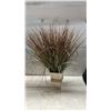 Image 2 : 2 Faux Grass in Pots, 2 Vases, Tallest Plant 43”