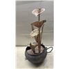 Image 8 : Decorative Table Lamp with Green Glass Shade and Dried Grasses, Approximately 36” Tall and Small