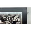 Image 2 : Framed Black and White Zebra Print Wall Art, 32 × 32”
