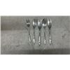 Image 7 : 1881 Rogers Triple Silverware Set: Knives, Dinner Forks, Salad Forks, Spoons and Chest