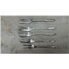 Image 8 : 1881 Rogers Triple Silverware Set: Knives, Dinner Forks, Salad Forks, Spoons and Chest
