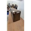 Image 2 : Vintage metal auto Trunk with Metal Latches and Corner Protectors 19”×14”×34”