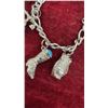 Image 14 : Avon Jewelry Lot: 2 Rings, 1 Charm Bracelet, and Tree Ornament