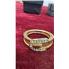 Image 5 : Avon Jewelry Lot: 2 Rings, 1 Charm Bracelet, and Tree Ornament