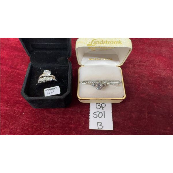Very Nice Set of Rings Marked NV, Ring Set of 3 Has Writing on them “I Love You Always”, and “I