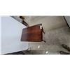 Image 3 : Queen Anne Style Drop-Leaf Accent Table with Single Drawer and Cabriole Legs 25”×28”×18”