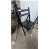 Image 2 : 3 Black Folding Chairs
