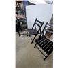 Image 3 : 3 Black Folding Chairs