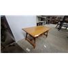 Image 3 : Wooden Console Hall Table with Two Drawers and Turned Legs, Traditional Design 17”×40”×20”