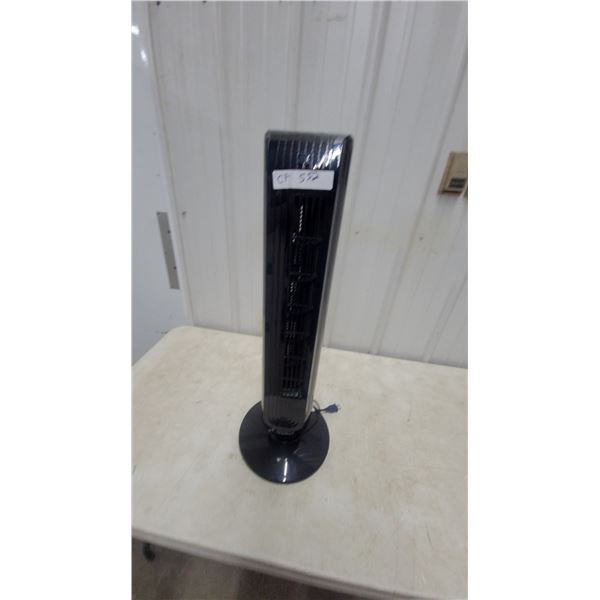 Lasko 2510 Black Oscillating Tower Fan with 3 Speeds and 1/2/4/8-Hour Timer