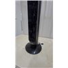 Image 3 : Lasko 2510 Black Oscillating Tower Fan with 3 Speeds and 1/2/4/8-Hour Timer
