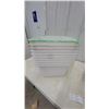 Image 2 : Stack of 11 White Plastic Commercial Kitchen Food Storage Containers