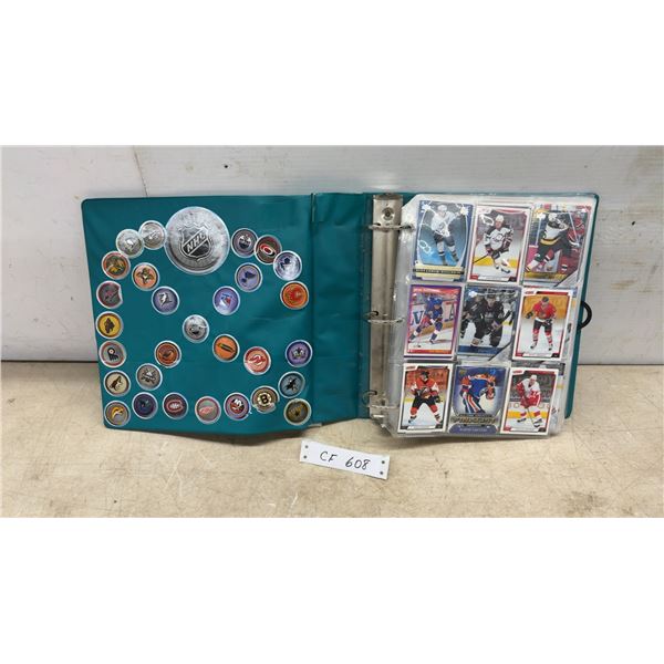 NHL Hockey Card Binder with 100s of Cards, including Rookies, MVP