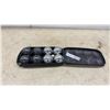 Image 1 : Bocce Ball Set: (4) Black and (4) Chrome Bocce Balls, Pallino, and Carrying Case