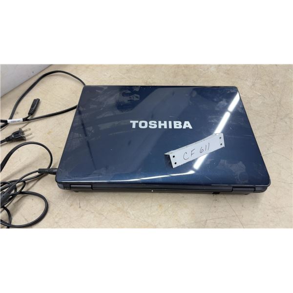 Toshiba Satellite Laptop, Intel UNDI PXE-2.1, Power Adapter. NO Hard drive