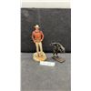 Image 1 : The John Wayne Family Presents The Duke Fine Hand-Painted Porcelain Figurine, 11” Tall and Bronze