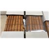 Image 3 : Mainstays Bamboo Roman Shades: (2) 23” W x 64” L and (2) 25” W x 64” L, Caramel