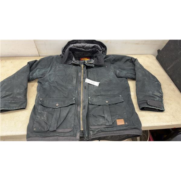 Super Tuff Workwear Jacket, XL/TG, Quilted Lining, and Hood