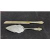 Image 3 : Royal Sealy Gold Plated 15-Piece Dessert Set and Silver Treasures by Godinger Cake Server Set