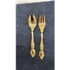 Image 7 : Royal Sealy Gold Plated 15-Piece Dessert Set and Silver Treasures by Godinger Cake Server Set