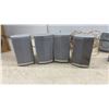 Image 5 : RCA RT2760 Subwoofer, (4) Satellite Speakers, (4) Emerson Small Speakers, and (1) Sound Bar