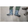 Image 6 : Dark Green Chest Waders (Size 10) and New Old Stock Hip Waders (Size 9)