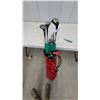 Image 1 : Wilson 1200 LT and Waterford Golf Club Set with Irons in Red Bag with Green Dividers