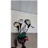 Image 2 : Wilson 1200 LT and Waterford Golf Club Set with Irons in Red Bag with Green Dividers