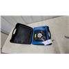 Image 1 : Portable Single-Burner Butane Camping Stove in Black Plastic Carrying Case and fluid