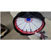 Image 2 : Patriotic Prize Spinning Wheel Game with Carrying Case and Customizable Insert Cards